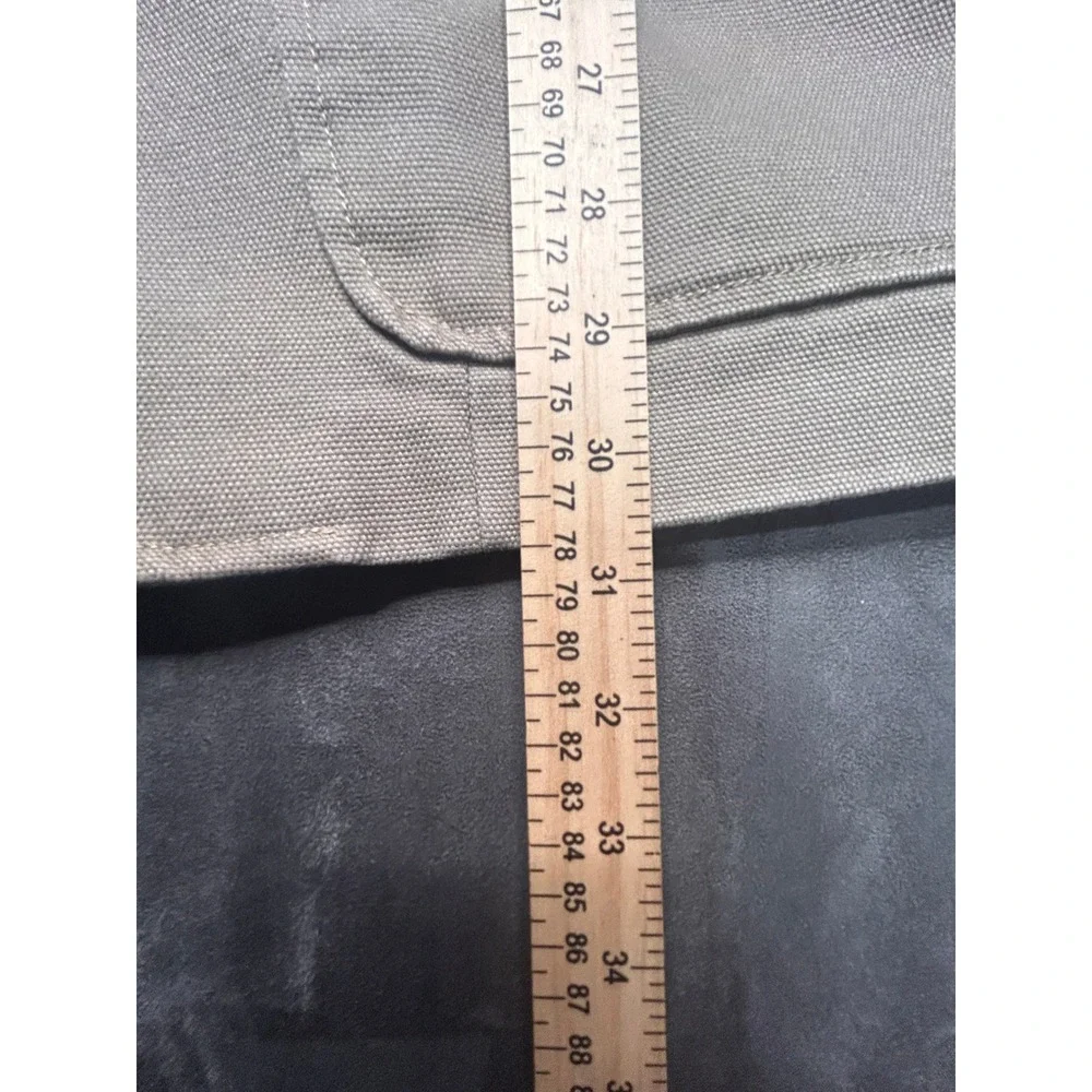 Duluth Trading Co Canvas Blazer Mens XL Tan Khaki Rugged Utility Sport Coat